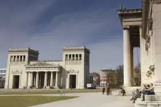 201128_koenigsplatz_spichal Königsplatz in der Maxvorstadt