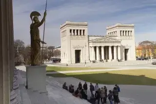 20210624_Staatliche_Antikensammlung_ES Blick auf den Königsplatz von der Staatlichen Antikensammlung