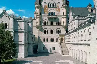 190221-schloss-neuschwanstein4 Oberer Hof im Schloss Neuschwanstein