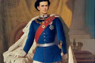 201215_koenig-ludwig-II_schloesserverwaltung Gemälde von König Ludwig II. in bayerischer Generalsuniform mit Krönungsmantel