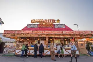 Kaffeehaferl Schiebl auf dem Oktoberfest