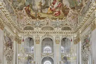20210330_4_3_Schloss-Nymphenburg-Steinerner-Saal_Bayerische-Schloesserverwaltung Der Steinerner Saal, Schloss Nymphenburg.
