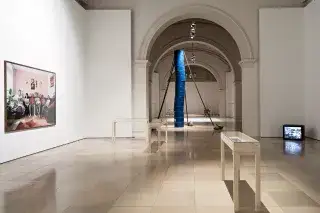 20210413-14_2_Galerie-der-Kuentsler_Ausstellungsansicht-2017_Leonie-Felle Ausstellung Prof#36, Galerie der Künstler