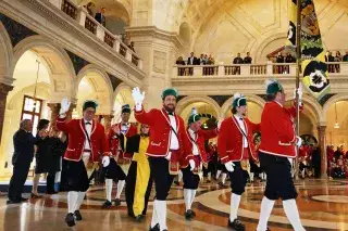 210127_schaeffler-staatskanzlei_Mde-DanVauelle Schäfflertanz 2017 in der Münchner Staatskanzlei