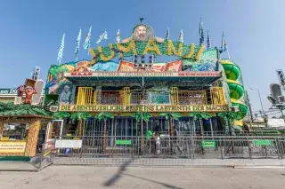 Fahrgeschäft Jumanji auf dem Oktoberfest