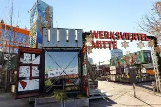 210228_Werksviertel_shutterstock_1601804485 Eingang zum Werksviertel Mitte