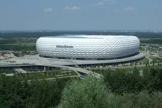 20201210_Fröttmaninger_Berg Die Allianz Arena vom Fröttmaninger Berg
