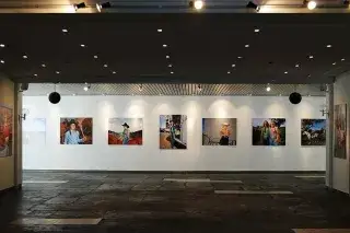 20210625_Amerikahaus_ES Ausstellung im Foyer des Amerikahauses