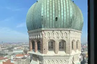 20220323_frauenkirche_nordturm2_michaelhofmann Ausblick vom Südturm der Frauenkirche auf den Nordturm