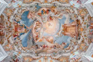 230221-wieskirche-shutterstock-1705784068 Deckenfresko der Wieskirche