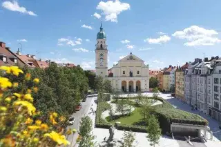 20210429_St._Joseph Blick auf den Josephsplatz und Sankt Joseph