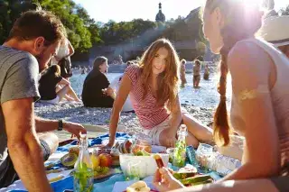 20201229_Picknick Picknick unweit der Isar
