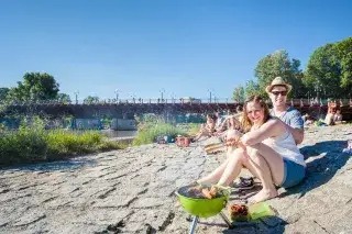 2022_04_18_Grillen_Isar Grillen an der Isar