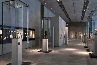 20210610_Staatliches_Museum_Ägyptischer_Kunst_ES Ausstellungsraum im Staatlichen Museum Ägyptischer Kunst