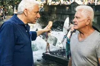 20201210_Eisbach_Surferwelle Die Münchner Tatort-Kommisare Ivo Batic und Franz Leitmayr ermitteln im Fall "Die ewige Welle"