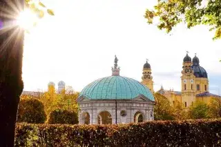 Hofgarten im Herbst