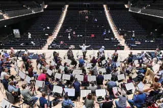 Akustikprobe in der Isarphilharmonie Akustikprobe in der Isarphilharmonie