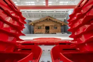 Almhütte der Ausstellung "Landwirtschaft und Ernährung" Almhütte der Ausstellung "Landwirtschaft und Ernährung"