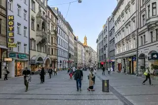 Sendlinger Straße Blick in die Sendlinger Straße in München