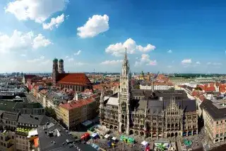 Panorama der Münchner Altstadt Panorama der Münchner Altstadt