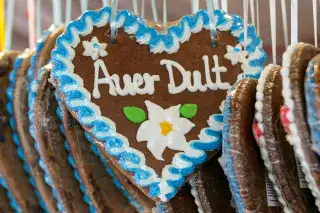Lebkuchenherz auf der Auer Dult Lebkuchenherz auf der Auer Dult
