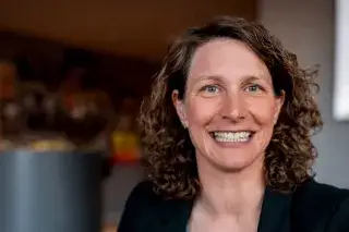 Kathrin Lehmann Münchens lokale Botschafterin Kathrin Lehmann lächelt in die Kamera