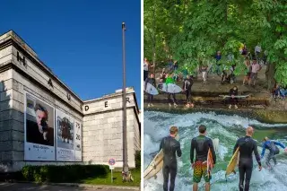 Haus der Kunst/Eisbachwelle Haus der Kunst/Eisbachwelle
