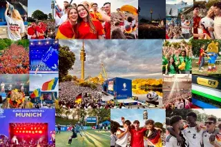 Collage EURO 2024 in München Collage EURO 2024 in München