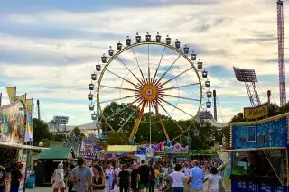 Riesenrad beim Sommerfestival im Olympiapark
