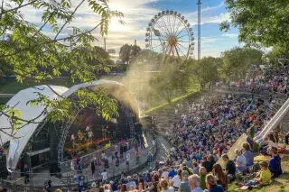 Kulisse beim Theatron Musiksommer
