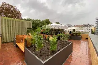 Dachterrasse am Elisabethplatz Dachterrasse am Elisabethplatz