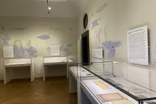 Blick in die neue Dauerausstellung der Monacensia
