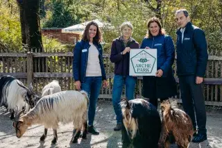 Lena Bockreiß, Antje Feldmann (GEH), Verena Dietl, Rasem Baban (v.l.n.r.) 