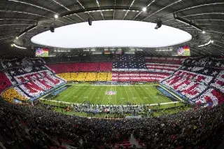 Choreo beim NFL Munich Game 2024