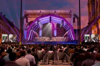 Simulation der Bühne bei Klassik am Odeonsplatz Simulation der Bühne bei Klassik am Odeonsplatz