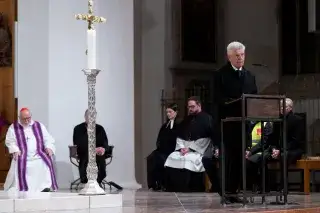 Oberbürgermeister Dieter Reiter beim Gedenkgottesdienst nach dem Anschlags in München