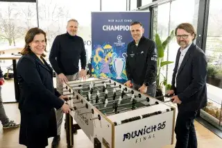 60 Days to go Event vor dem UEFA Champions League Finale 2025 in München