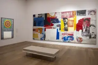 Fünf Freunde: Ausstellungsansicht im Museum Brandhorst