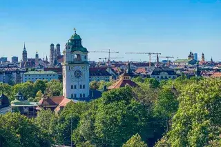 Dachgarten auf dem ehemaligen Gasteig