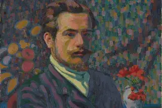 Auguste Herbin - Autoportrait Auguste Herbin - Autoportrait