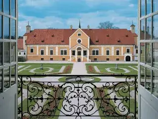 Blick auf das Alte Schloss Schleißheim