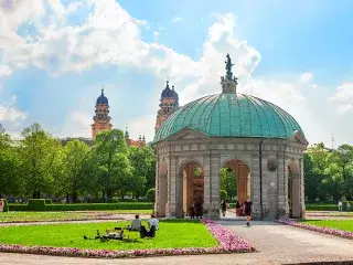 Der Dianatempel im Hofgarten der Residenz