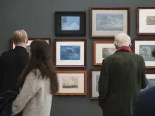 Ausstellungsszene im Lenbachhaus